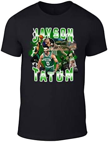 DeeTeeGee Siyah Celtics Tatum Kaçak Tarzı Tişört