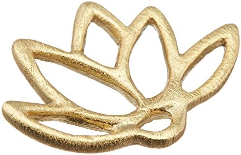 Amoracast Gümüş Altın Vermeil Bağlantı Lotus 10x14mm, 10x14mm