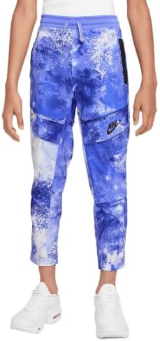 Nike Erkek Çocuk Spor Giyim Dokuma Batik 3/4 Boy Pantolon (Safir) Beden XL