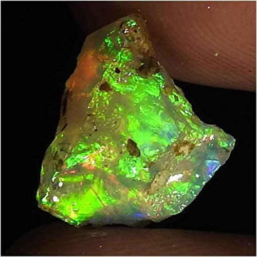 Jewelgemscraft™ 02.90 Ct. Ultra Yangın Ham Opal Taş, Doğal Kaba, Taş Kristalleri, Etiyopya Opal Kaya, Takı Yapma Malzemeleri,