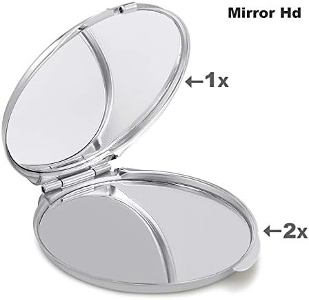 Yin Yang Ayçiçeği Sembolü Kompakt Ayna Cep Seyahat makyaj aynası Küçük Katlanır Taşınabilir el Aynası