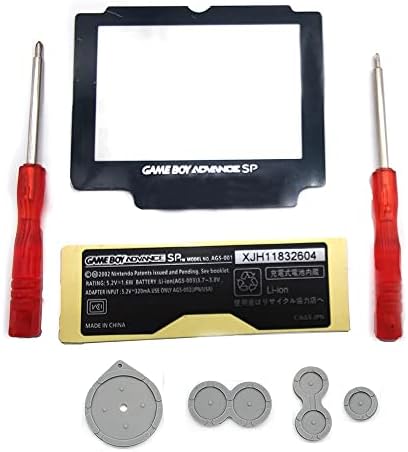 Tam Konut Shell Paketi Kılıf Kapak için GBA SP Gameboy Advance SP Kabuk Durumda Düğmeler Kiti (G)