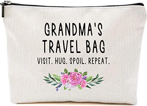 Büyükanne Seyahat Çantası-Büyükanne Hediyesi-Büyükanne Makyaj Çantası-Doğum Günü Hediyesi Büyükanne-Anneler Günü Hediyesi-Torunlardan