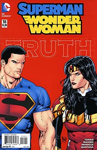 Süpermen / Harika Kadın 18 VF / NM; DC çizgi roman / Yeni 52