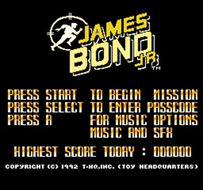 ROMGame James Bond Jr Bölge Ücretsiz 8 Bit Oyun Kartı 72 Pin video oyunu Oyuncu