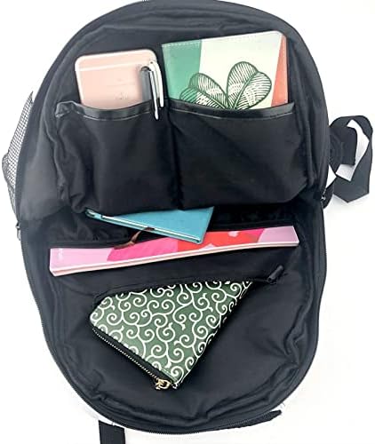 Ujxoıhl Köpekbalığı Yarım Mavi Yarım Siyah Sırt Çantaları Seyahat Laptop Sırt Çantası Okul gençler için çanta Erkek