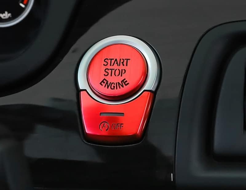 Yeni Koruyucu Başlangıç düğme kapağı Sticker ile Uyumlu BMW 5 Serisi F10 2010- 518i 520i 523i 525i 528i 530i 535i