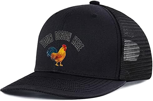 Özel Renkli Horoz 112 şoför şapkası İşlemeli Batı Çiftlik Horozu G Çiftlik Adınızı Tasarlayın Snaps Örgü beyzbol şapkası
