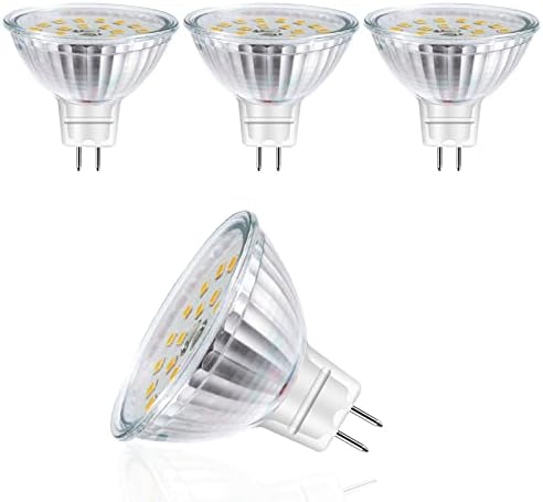 ProCrus MR16 LED Ampul 40 W Eşdeğer, 2700 K Sıcak Beyaz,AC DC 12 V, 120 Derece, GU5. 3 Tabanı, 5 W 400 Lümen LED Spot