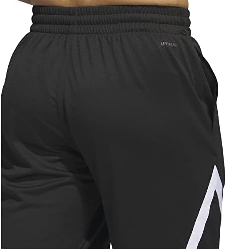 adidas Pro Blok Erkek Şort L 9 inç Siyah-Beyaz