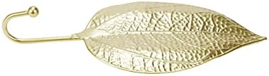 LC LİCTOP Altın Dekoratif Duvar Kancaları 4 ADET (Yaprak Tipi)