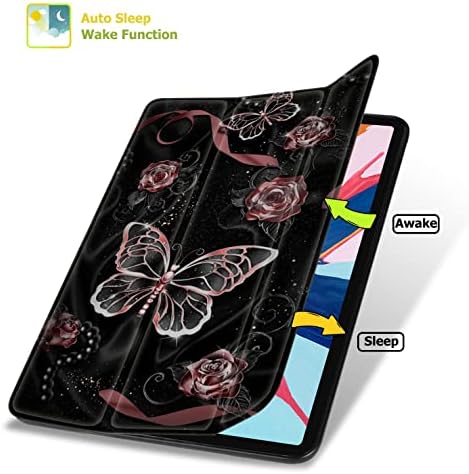 Xkladz iPad Pro 12.9 için Kılıf 6th Nesil 2022 / 5th Gen 2021 / 4th 2020 / 3rd Gen 2018 Kılıf, PU Deri Standı Tablet