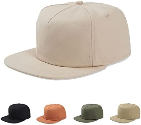 KDWAVE Düz Fatura Şapka Erkekler Kadınlar için Boş beyzbol şapkası UPF 50 + Güneş Koruma Ayarlanabilir Moda Kamyon