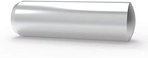 FixtureDisplays ® Standart Dübel Pimi-Metrik M10 X 35 Düz Alaşımlı Çelik +0,006 ila + 0,011 mm Tolerans Hafifçe Yağlanmış