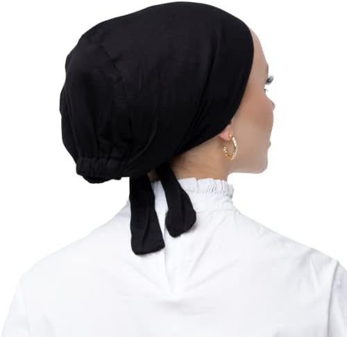 SWANISTANBUL kadın Pamuk Başörtüsü Kap İpeksi Saten İç Kaput / Zarif Underscarf Başkanı Wrap Başörtüsü Undercap