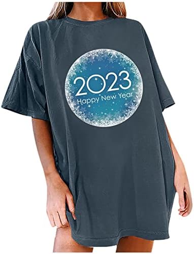 Bluz Tshirt Kadınlar için Yaz Sonbahar Kısa Kollu Konfor Renk 2023 Giyim Moda Crewneck Grafik Brunch Üst 7H 7H