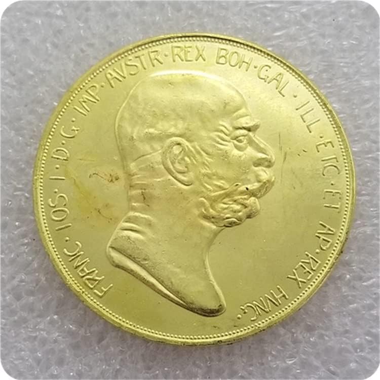 Avusturya 1848-1908 Avusturya Habsburg 100 Korona Gümüş Dolar * 505