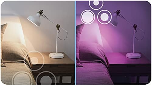 GE Aydınlatma LED + Renk değiştiren LED Ampuller Uzaktan Kumandalı, Dekoratif Ampuller, Orta Taban (8'li Paket)