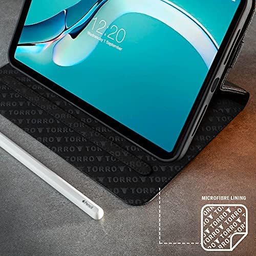 Apple Tablet Kılıf iPad Mini 6th Gen ile Uyumlu & Hakiki Deri Anahtarlık (Siyah)
