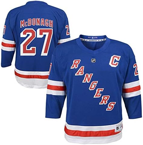 Ryan McDonagh New York Rangers NHL Gençlik Mavi Çoğaltma Oyuncuları Forması