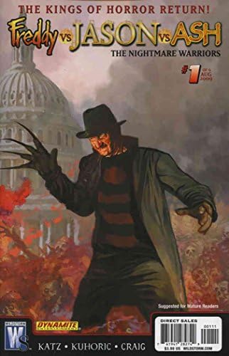 Freddy ve Jason, Ash'e karşı: Kabus Savaşçıları 1C VF / NM; Vahşi fırtına çizgi romanı