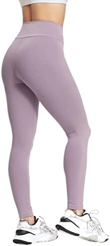VALANDY Yüksek Waisted Tayt Kadınlar için Tereyağlı Yumuşak Sıkı Karın Kontrol Egzersiz Yoga Koşu Pantolon Bir Artı