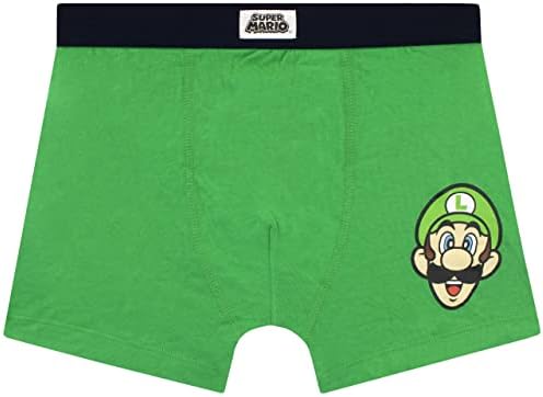 Çocuklar için 5 iç çamaşırı süper MARİO erkek Mario külot paketi