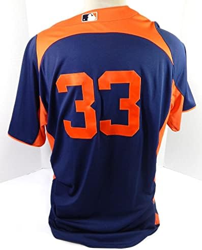 2012 Detroit Tigers Gülümseyerek Çizdi 33 Oyun Donanma Forması Yayınladı ST BP 48 7-Oyun Kullanılmış MLB Formaları
