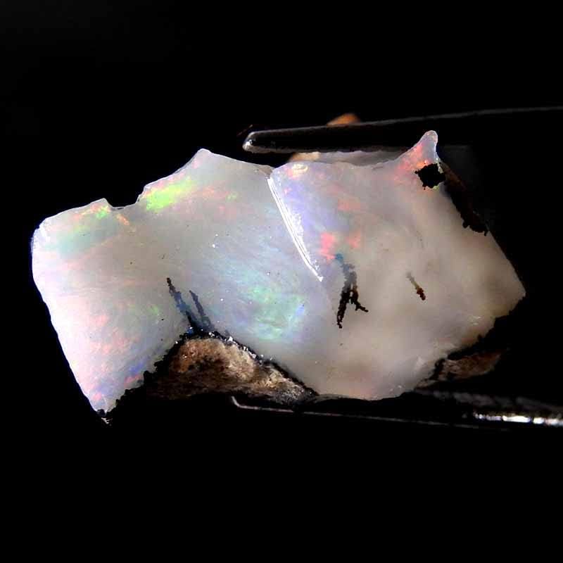 Jewelgemscraft™ 03.50 Ct. Ultra Yangın Ham Opal Taş, Doğal Kaba, Taş Kristalleri, Etiyopya Opal Kaya, Takı Yapma Malzemeleri,