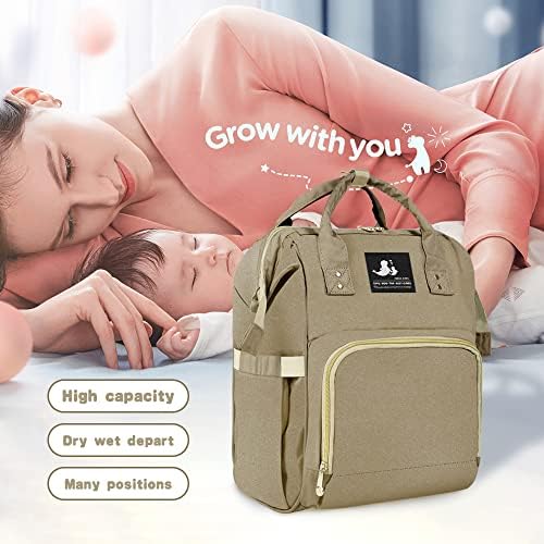 Bebek bezi çantası Sırt Çantası, Çok Fonksiyonlu Büyük Bebek Çantaları Kız Erkek, Unisex Şık seyahat sırt çantası