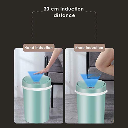 CZDYUF 16L Otomatik Akıllı Sensör Akıllı çöp tenekesi Akıllı çöp kutusu sensörlü çöp kovası plastik ev kuru ve ıslak