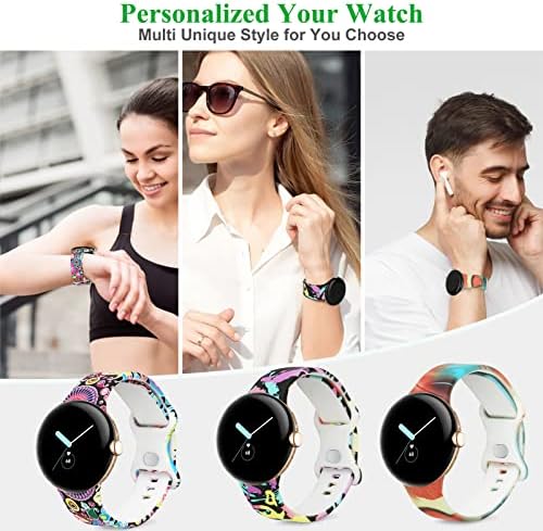Google Pixel Watch Band için Uyumlu Gusfeliz Bantları, Kadınlar Erkekler için Google Pixel Watch Yedek Bantları, Goole