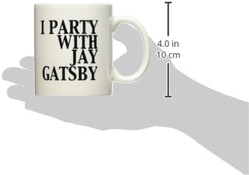 3dRose EvaDane - Komik Alıntılar - Jay Gatsby ile parti yapıyorum - Kupalar (mug_123047_1)