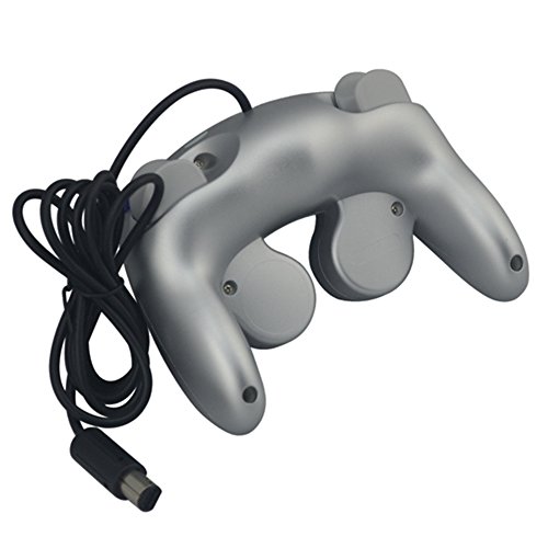 Nintendo GameCube Silver için Bir Düğmeli Genel Kablolu Denetleyici