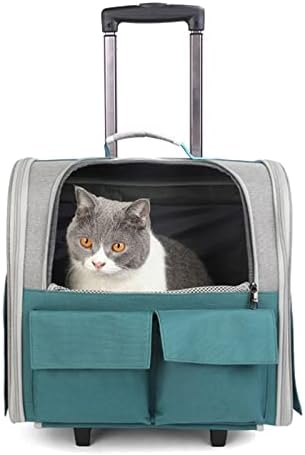 UXZDX CUJUX Sırt Çantası tekerlekli çanta Kediler bebek çantası Evrensel Tekerlek Seyahat Köpek seyahat sırt çantası