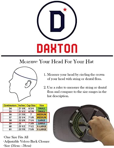 Daxton Klasik Yapılandırılmış Beyzbol Şapkası Özel A'dan Z'ye İlk Beyaz Neon Turuncu Harf