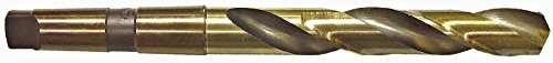 Michigan Matkap 210C Serisi Ağır Süper Kobalt Çelik Matkap Ucu, 4 Mors konik adaptör Shank, Spiral Flüt, 135 Derece