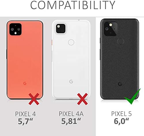 kwmobile TPU Kılıf Google Pixel 5 ile Uyumlu-Kılıf Yumuşak İnce Pürüzsüz Esnek Koruyucu Telefon Kapağı-Teal Mat