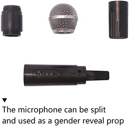 3 adet Plastik Sahte Mikrofon Prop Oyuncak Mikrofon,Cadılar Bayramı Karaoke için Mikrofon Kullanarak Konuşma Pratiği
