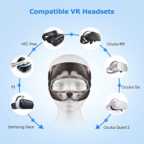Oculus Quest 2 için VR Ter Bandı Ter Koruması, Giyilebilir Teknoloji Sanal Gerçeklik Dişlisi için Nefes Alabilen Ayarlanabilir