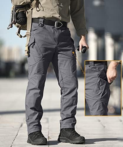 NAVEKULL erkek Askeri Kargo Taktik Pantolon Yırtılmaz Hafif Pamuk Streç Savaş Açık yürüyüş pantolonu