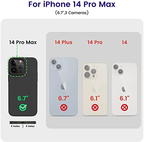 OTOFLY için Tasarlanmış iPhone 14 Pro Max Durumda, Silikon Darbeye Dayanıklı İnce İnce telefon iphone için kılıf 14
