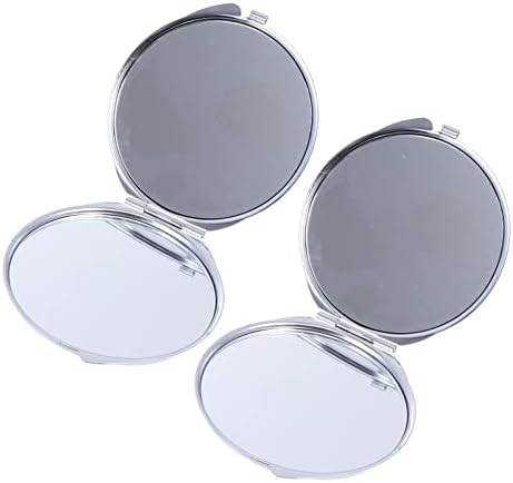 HEALLİLY Taşınabilir Ayna 2 adet cep Aynası Katlanabilir makyaj aynası Çift Taraflı güzellik aynası Mini Kompakt Ayna