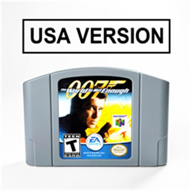 007 dünya 64 Bit Oyun Kartuşu İçin yeterli değil ABD Versiyonu NTSC Formatı