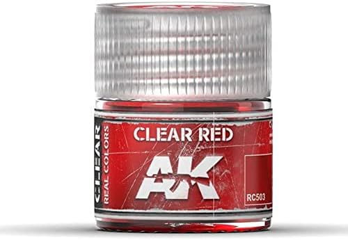 AK İnteraktif Gerçek Renk Standart Mağaza Boya Hattı 10ml-RC001 - > RC022 / RC503 - > 508 Renk: Şeffaf Kırmızı-RC503