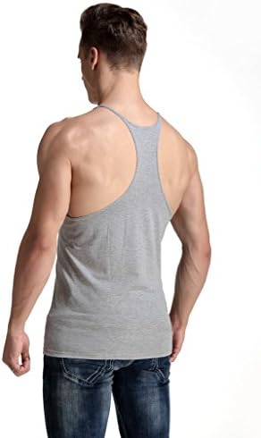 YAKER erkek Spor spor kolsuz tişört Atlet Vücut Geliştirme Stringers Kolsuz Kas Gömlek