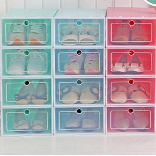 Zerodeko giysi saklama Organizatör Temizle Ayakkabı saklama kutuları 31.5 cm Damla Ön Kalınlaşmak Ayakkabı Konteyner