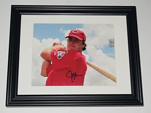 Jay Bruce İmzalı 8x10 Renkli Fotoğraf (çerçeveli ve Keçeleşmiş) - Cincinnati Reds! - İmzalı MLB Fotoğrafları