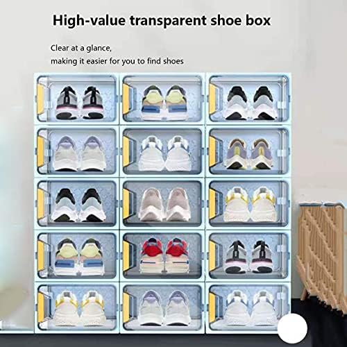 Kadın ayakkabı kutusu saklama kutusu şeffaf kalınlaştırılmış toz geçirmez ayakkabı dolabı çekmece tipi (13,1 uzun