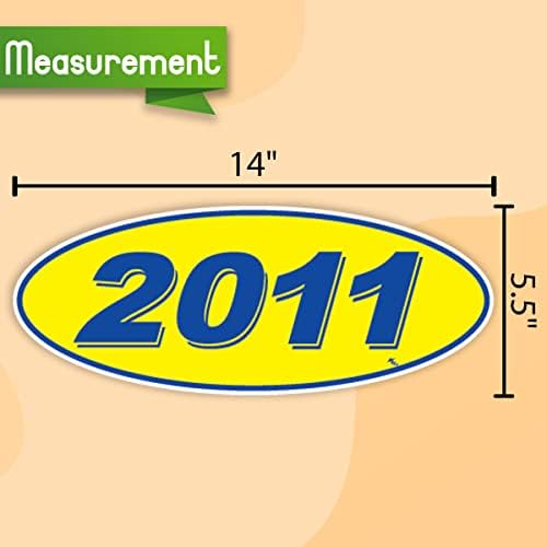 Versa Etiketleri 2009 2010 2011 2012 2013 Oval Model Yılı Araba Satıcısı Pencere Çıkartmaları Gururla ABD'de Üretilmiştir